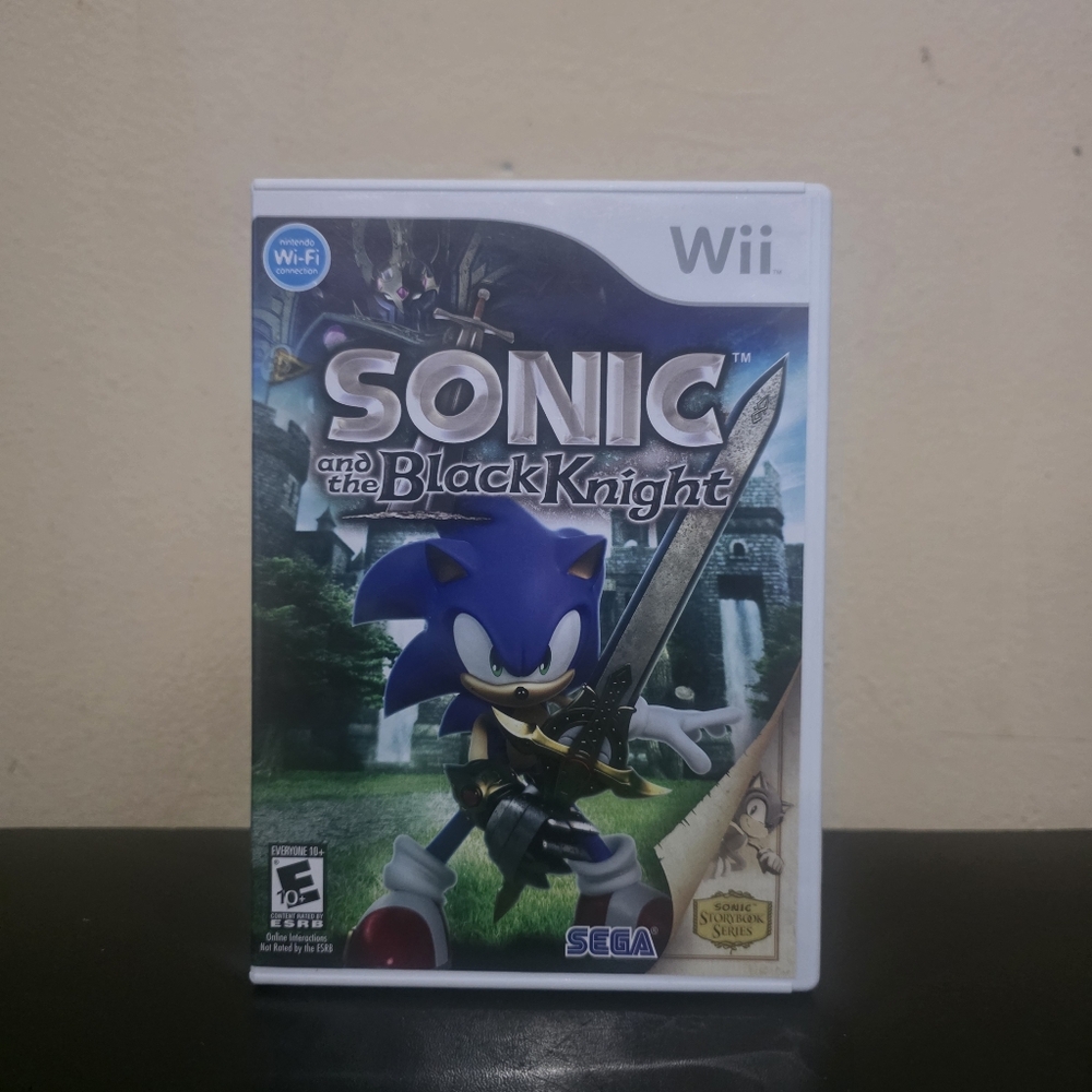 Sonic and the Black Knight (Nintendo Wii, 2009) Complete CIB Tested-Working